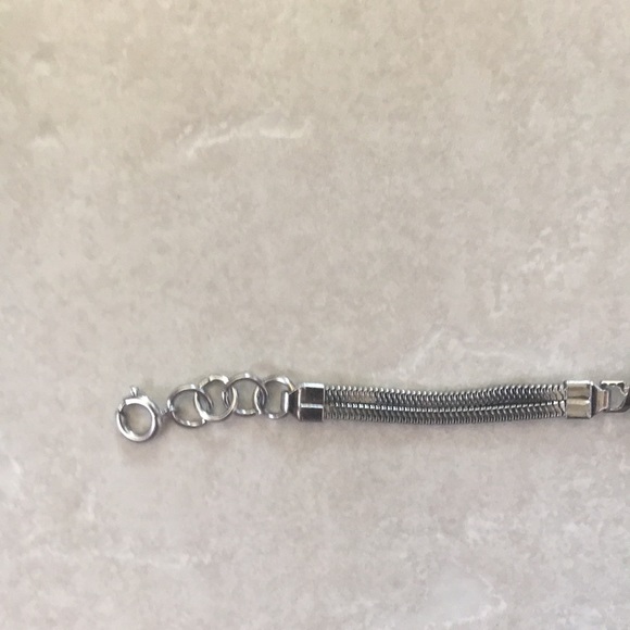 STERLING SILVER HEART BRACELET - Picture 5 of 8